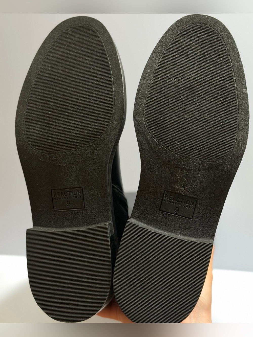 Kenneth Cole Reaction Anabelle Tall Riding Boots Black 9 w/ Box - Picture 4 of 14